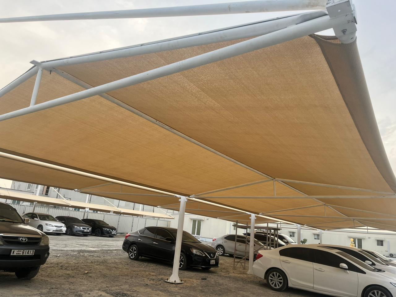 car parking shades in sharjah