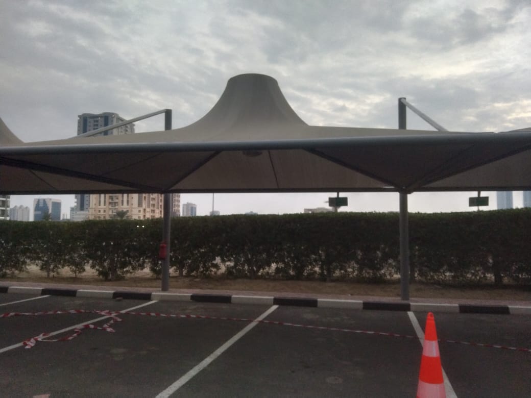 car parking shades suppliers and manufacturers in sharjah