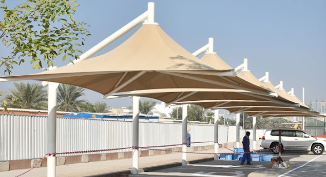 car parking shades suppliers and manufacturers in sharjah